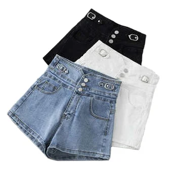 women's high waisted summer denim shorts casual split styles printed skinny washed solid colors fabric shipped randomly women's high waisted summer denim shorts casual split styles printed skinny washed solid colors fabric shipped randomly