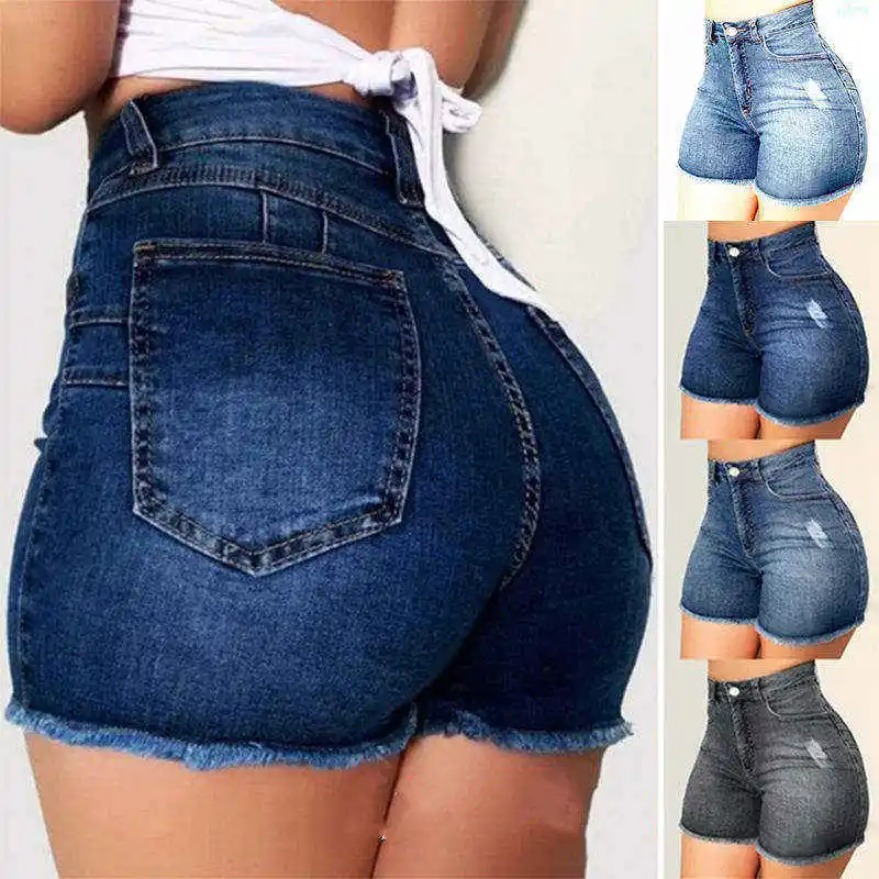 women's high waisted summer denim shorts casual split styles printed skinny washed solid colors fabric shipped randomly women's high waisted summer denim shorts casual split styles printed skinny washed solid colors fabric shipped randomly